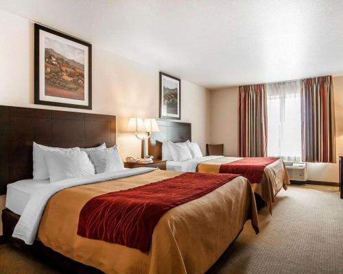 Ένα ή περισσότερα κρεβάτια σε δωμάτιο στο Comfort Inn & Suites Creswell