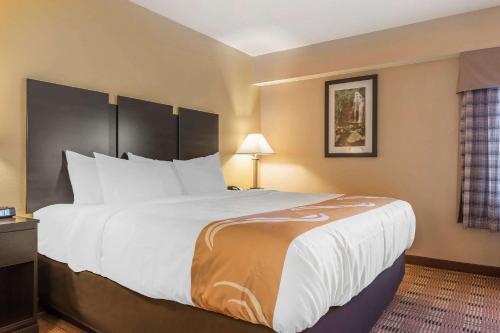 Quality Inn & Suites Pittsburgh Harmarvilleにあるベッド