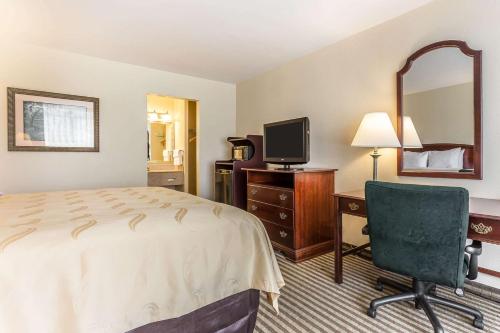 Кровать или кровати в номере Quality Inn & Suites Georgetown