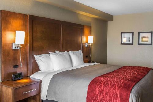 Кровать или кровати в номере Comfort Inn & Suites Knoxville West
