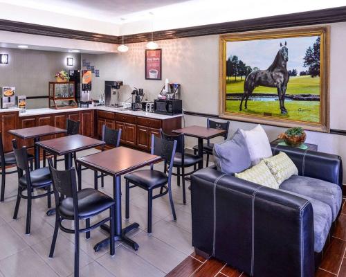 Et opholdsområde på Econo Lodge Inn & Suites Shelbyville