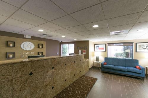 Lobbyen eller receptionen på Comfort Suites Austin NW Lakeline