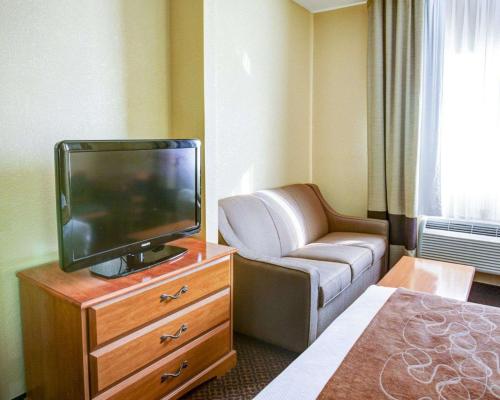 Comfort Suites Brenhamにあるテレビまたはエンターテインメントセンター