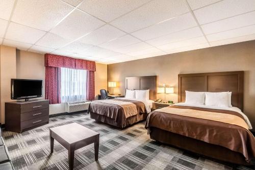 Krevet ili kreveti u jedinici u objektu Comfort Inn Ballston