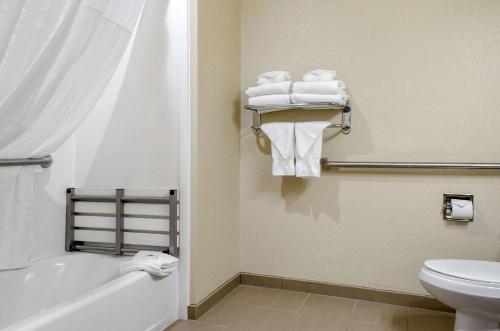 Ett badrum på Comfort Inn & Suites Covington - Mandeville