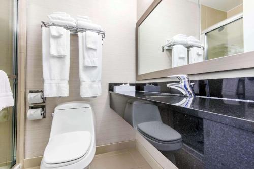 Comfort Inn & Suites tesisinde bir banyo