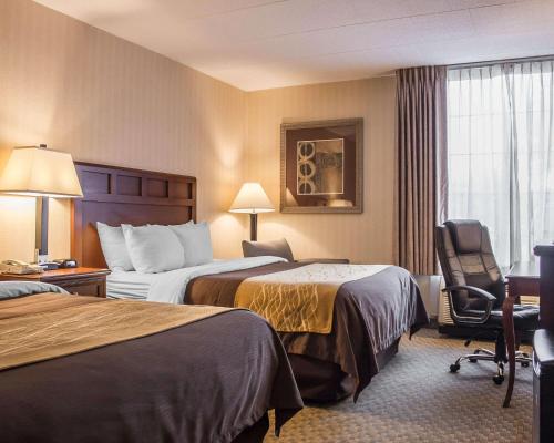 Postel nebo postele na pokoji v ubytování Comfort Inn Wethersfield - Hartford