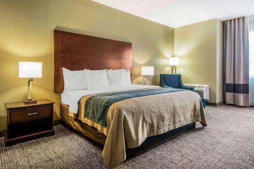En eller flere senge i et værelse på Comfort Inn Atlanta Downtown South