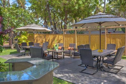 Ein Garten an der Unterkunft Kohea Kai Hotel Maui