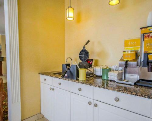 Kuchyň nebo kuchyňský kout v ubytování Quality Inn Evansville Eastland Area