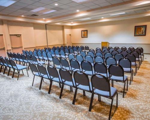 a room with a bunch of chairs in it at Comfort Suites University Area Notre Dame-South Bend in South Bend