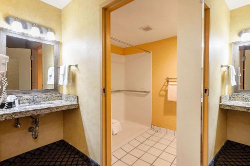 Ett badrum på Quality Inn & Suites Coldwater near I-69