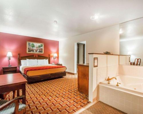 Postel nebo postele na pokoji v ubytování Econo Lodge Dexter