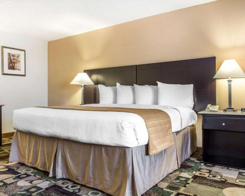 Posteľ alebo postele v izbe v ubytovaní Quality Inn & Suites Coliseum