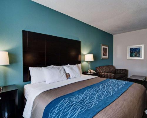 Ένα ή περισσότερα κρεβάτια σε δωμάτιο στο Comfort Inn Mount Airy