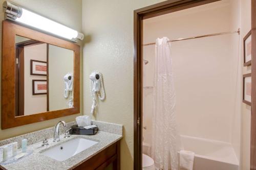 Ванная комната в Comfort Inn & Suites Bellevue - Omaha Offutt AFB