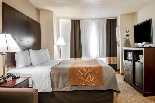 Vuode tai vuoteita majoituspaikassa Comfort Suites Albuquerque