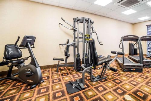 a gym with several exercise bikes and treadmills at Comfort Inn & Suites Henderson - Las Vegas in Las Vegas