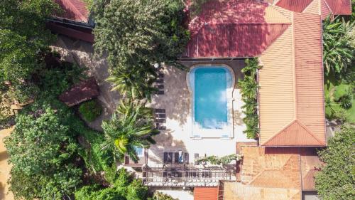 Bazén v ubytování Hotel Gran Jimenoa nebo v jeho okolí