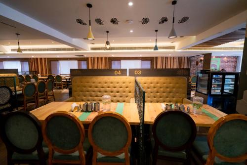 Der Geschäftsbereich oder Konferenzraum in der Unterkunft JK HOTELS