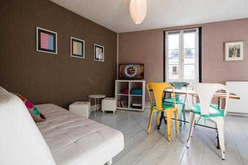 Χώρος καθιστικού στο Appartements Saint-Front