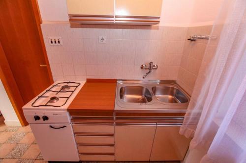 Kuchyň nebo kuchyňský kout v ubytování Villa Pinus