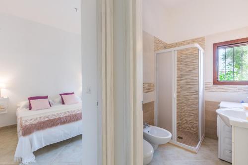 Ein Badezimmer in der Unterkunft Lamia di Nonna Mena
