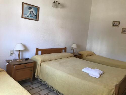 Postel nebo postele na pokoji v ubytování Las Violetas