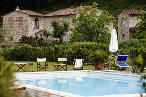 Bazén v ubytování Il Borghetto Andrea Tafi nebo v jeho okolí