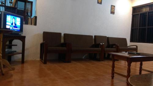 Χώρος καθιστικού στο Veedu Homestays