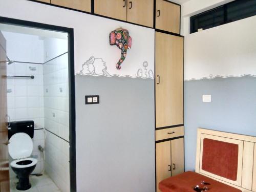 Koupelna v ubytování NIRMAN beach homestay