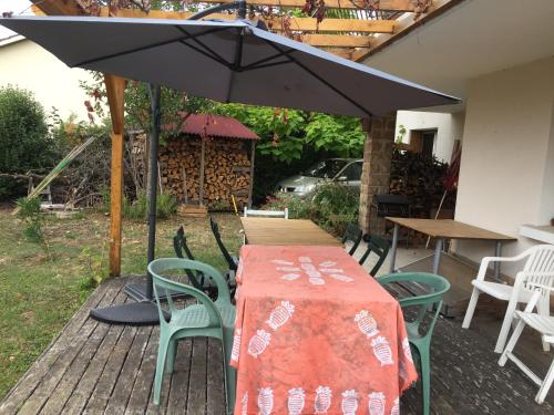Zahrada ubytování Chambre avec vue sur jardin