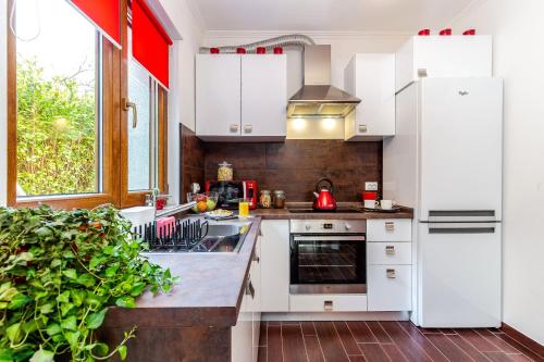 مطبخ أو مطبخ صغير في Apartment Michel