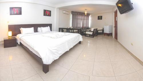 Katil atau katil-katil dalam bilik di Hotel Rio Mayo