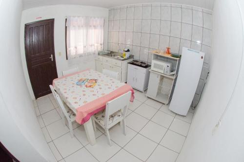 Dapur atau dapur kecil di Pousada Esperança