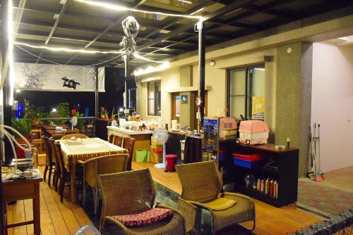 Χώρος καθιστικού στο PULI GuanPu Fallsview Stay House
