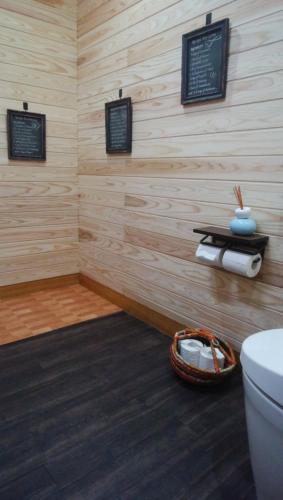 Koupelna v ubytování Resort Garni CORU
