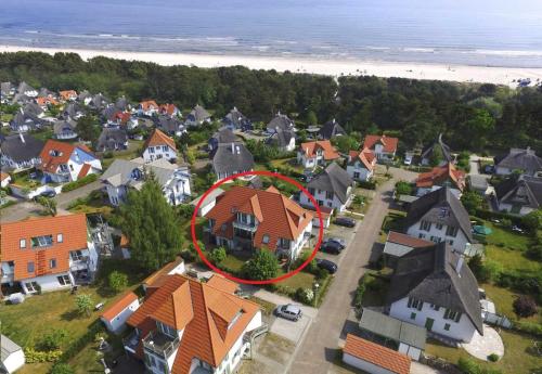 Letecký snímek ubytování Ahornweg 5a