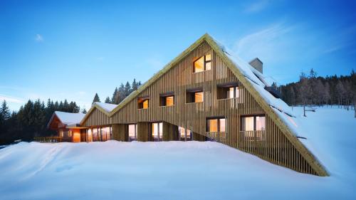 Το Oberhauser Hütte Rodenecker - Lüsner Alm τον χειμώνα