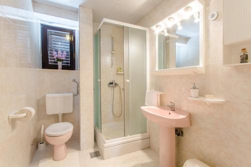 Koupelna v ubytování Villa Ana Maria