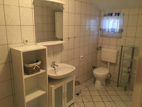 Koupelna v ubytování Apartments Villa Ivva