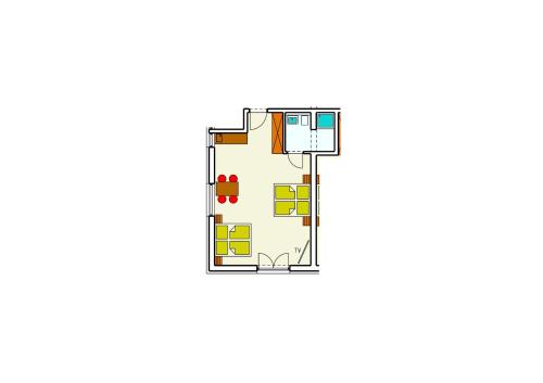 Půdorys ubytování Nigler Innsbruck Apartment