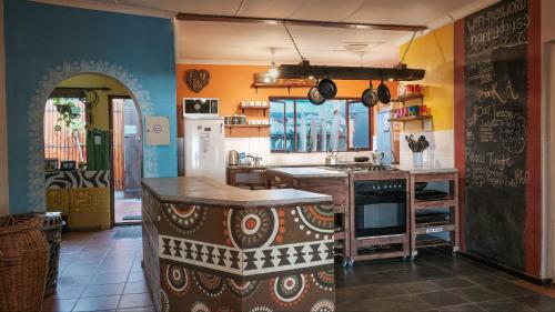 Dapur atau dapur kecil di African Ubuntu Backpackers