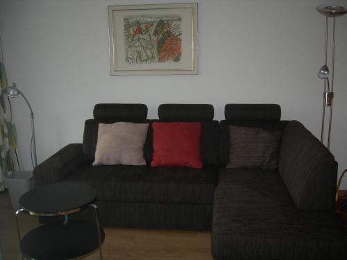 Posezení v ubytování Apartment Alpenblick Superior