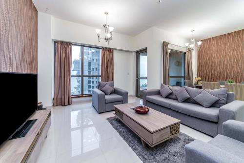 Icon Casa Living - Sadaf 4 Residence - JBR tesisinde bir oturma alanı
