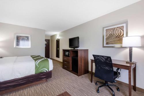 Μια τηλεόραση ή/και κέντρο ψυχαγωγίας στο Quality Inn & Suites Mountain Home North