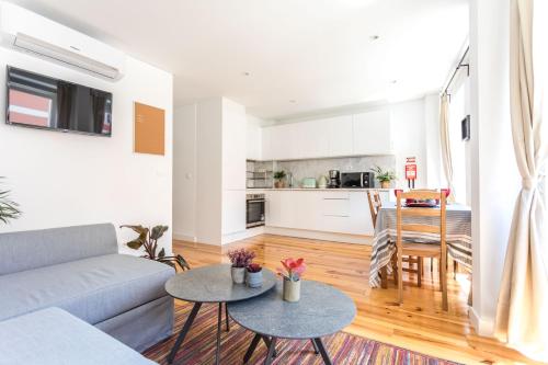 Η κουζίνα ή μικρή κουζίνα στο Lx Design Apartment near Congress Center