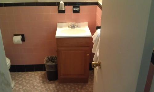 A bathroom at Community Court Motel