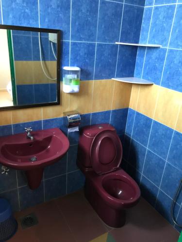 Koupelna v ubytování Kangsar Hotel