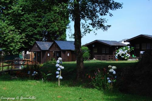 Zahrada ubytování CAMPING A GRANDELLA